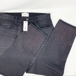 Current Elliott Vintage Belmont Studs Crop Jeans
